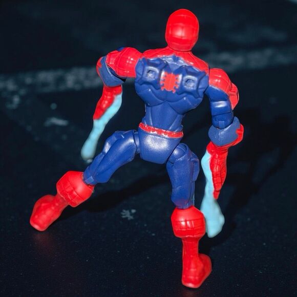 2013 Hasbro Super Hero Mashers Spider-Man Articulated Action Figure A32 - Picture 3 of 6